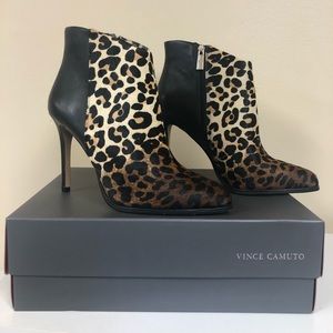 Vince Camuto Cheetah booties